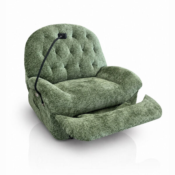 SILLON RECLINABLE ELECTRICO VERDE 002