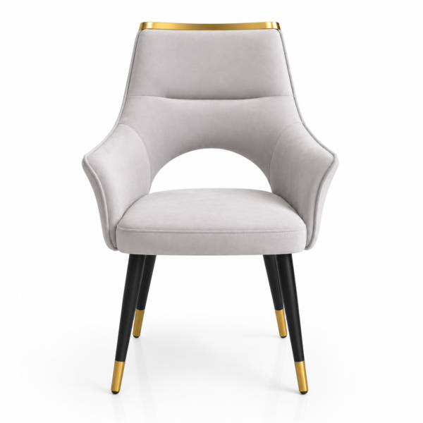 SILLA DE COMEDOR GRIS