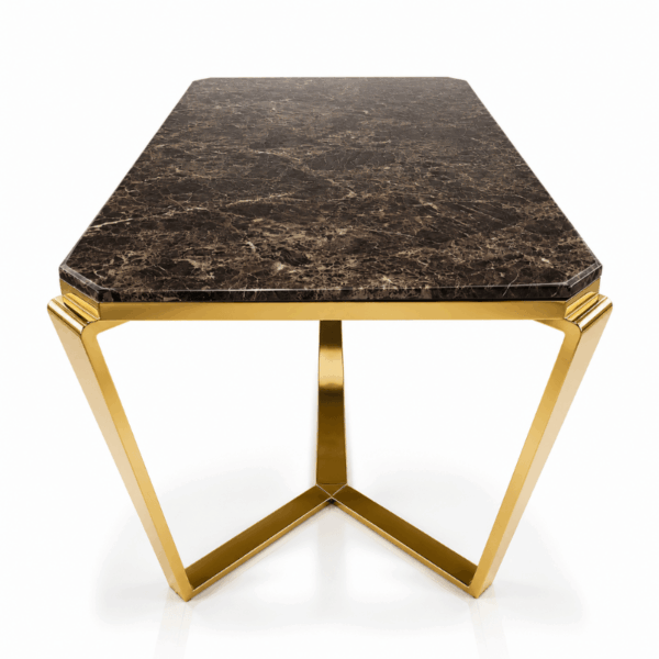 COMEDOR MÁRMOL CON DORADO